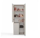 MAGOWA Badezimmerschrank NEL DUO TIP-ON Grifflos Beige Bild 3