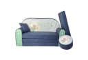 FORTISLINE Kindersofa mit Bettfunktion & Hocker W319 Bild 2