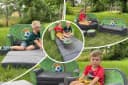 FORTISLINE Kindersofa MINI Aufklappbar Rosa Mikrofaser Bild 4