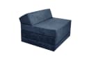 FORTISLINE Klappmatratze mit Kopfteil Marineblau 3-fach faltbar Bild 2