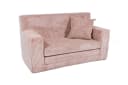 FORTISLINE Kindersofa aus Schaumstoff mit abnehmbarem Bezug Altrosa Bild 1