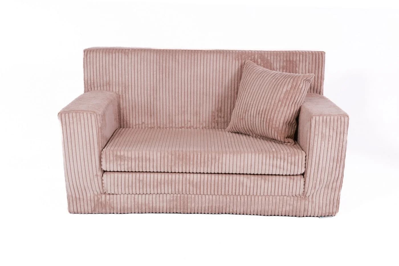 FORTISLINE Kindersofa aus Schaumstoff mit abnehmbarem Bezug Altrosa - Bild 2