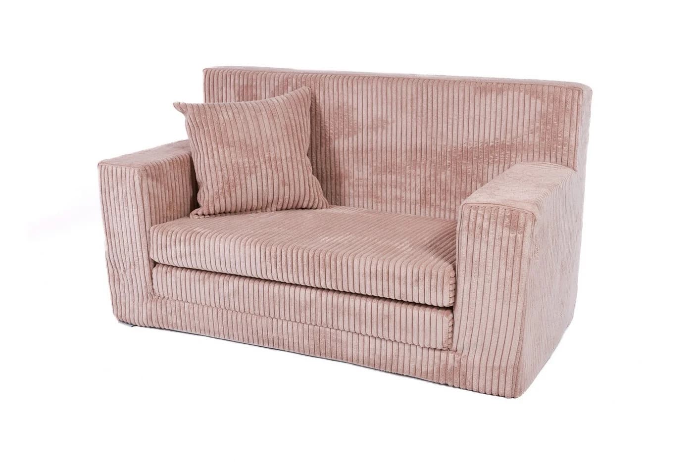 FORTISLINE Kindersofa aus Schaumstoff mit abnehmbarem Bezug Altrosa - Bild 3