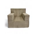 FORTISLINE Kindersessel Cord Braun mit abnehmbarem Bezug & Relaxfunktion Bild 2