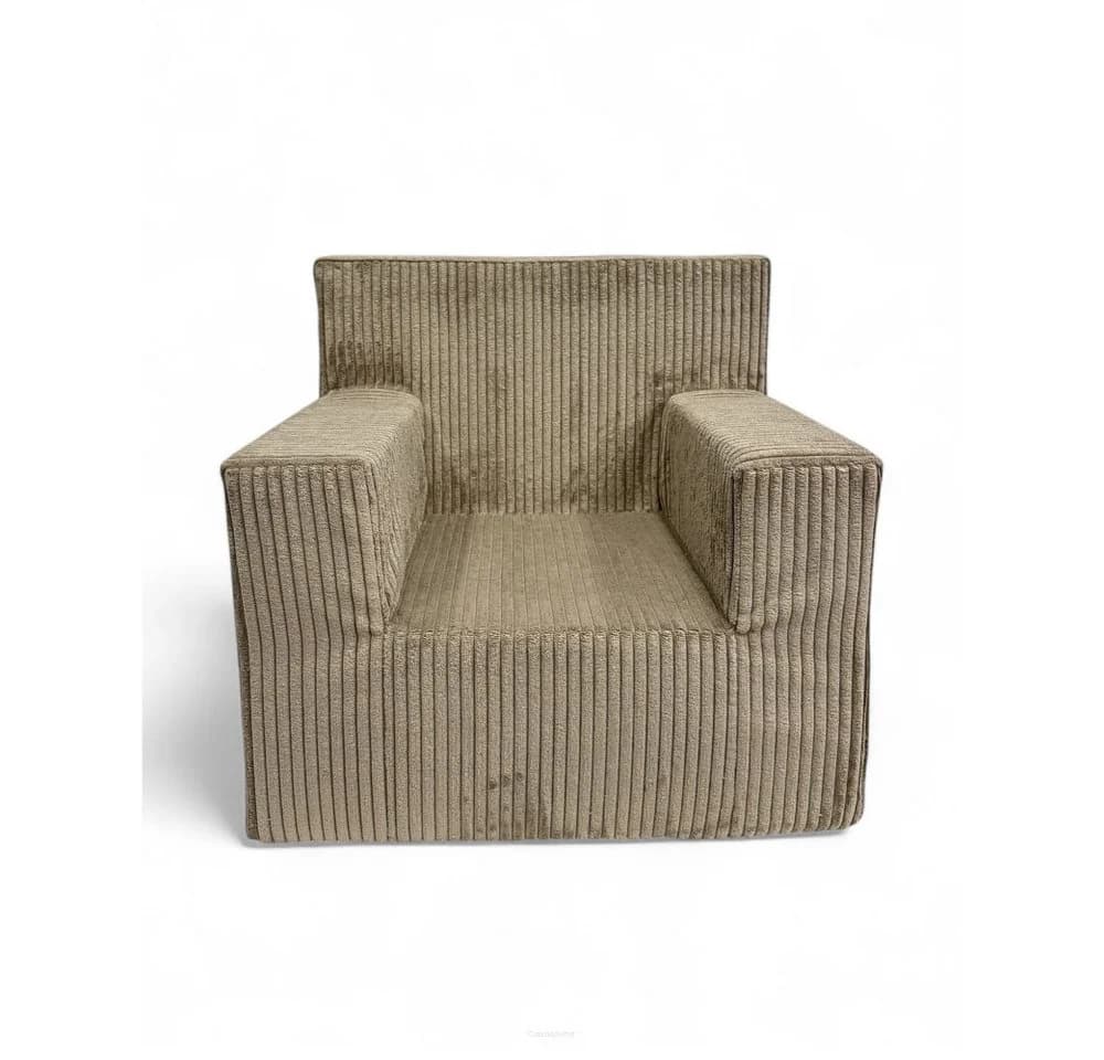FORTISLINE Kindersessel Cord Braun mit abnehmbarem Bezug & Relaxfunktion - Bild 2