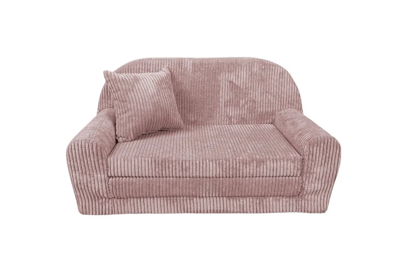 FORTISLINE Kindersofa Mini-Sofa Rosalia Cord Zusammenklappbar - Bild 2
