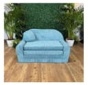 FORTISLINE Kindersofa Rosalia Ausklappbar Cord Türkis Bild 4