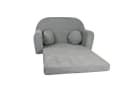 FORTISLINE Kindersofa David Grau Teddy-Stoff mit Verlängerung Bild 1