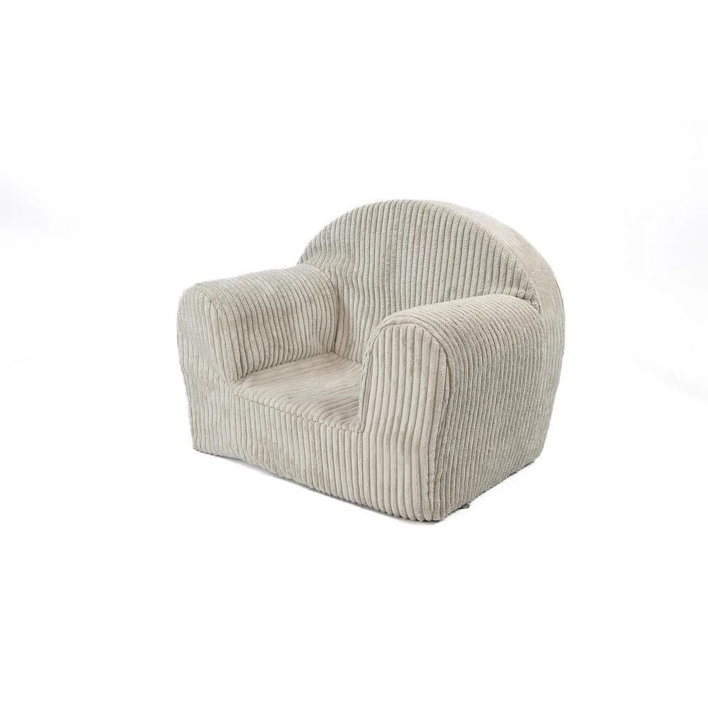 FORTISLINE Kindersessel Mini Cord Beige Kinderzimmer