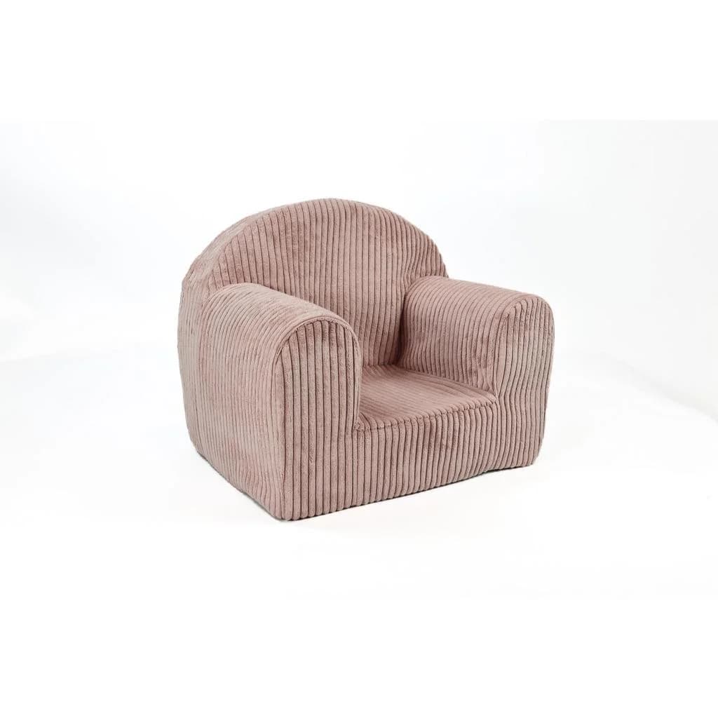 Fortisline Kindersessel Mini Altrosa Kuschel-Cord