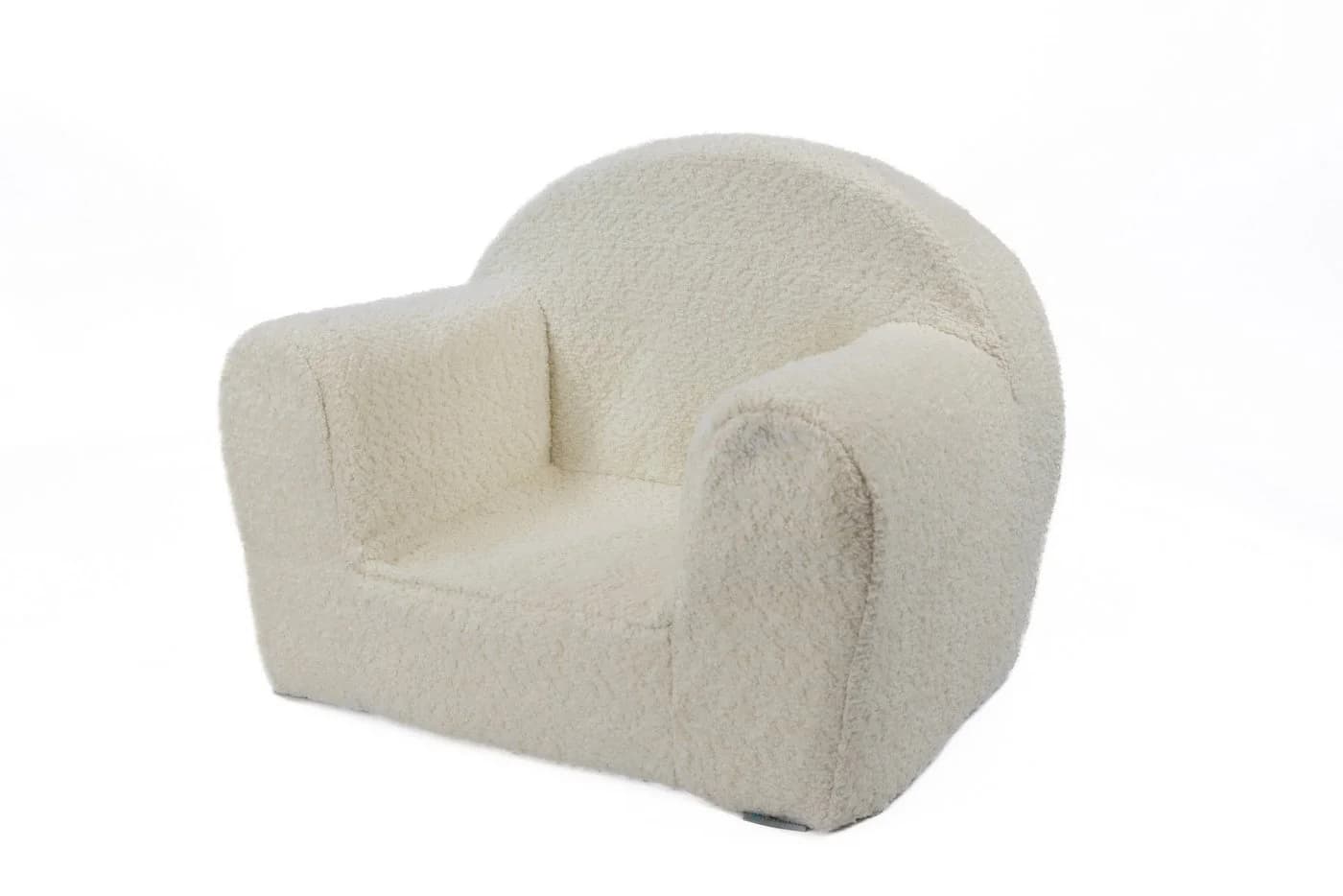 FORTISLINE Kindersessel Mini Teddy-Stoff Beige Abnehmbar - Bild 3