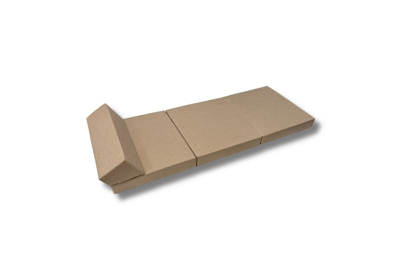 FORTISLINE Klappmatratze mit wasserfestem Bezug Beige 200x70x10 cm