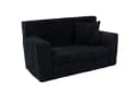 FORTISLINE Kindersofa aus Schaumstoff mit abnehmbarem Bezug Kinderzimmer Schwarz Bild 2