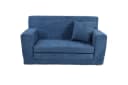 FORTISLINE Kindersofa David Beige/Grau Teddy-Stoff Bild 2
