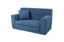 FORTISLINE Kindersofa David Beige/Grau Teddy-Stoff Bild 3