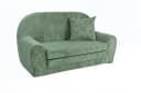 FORTISLINE Kindersofa Mini-Sofa Rosalia Cord Grün Zusammenklappbar Bild 3