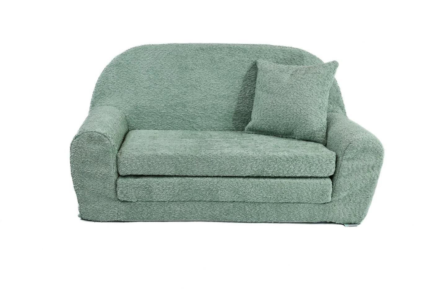 FORTISLINE Kindersofa Mini-Sofa ausklappbar grün - Bild 2