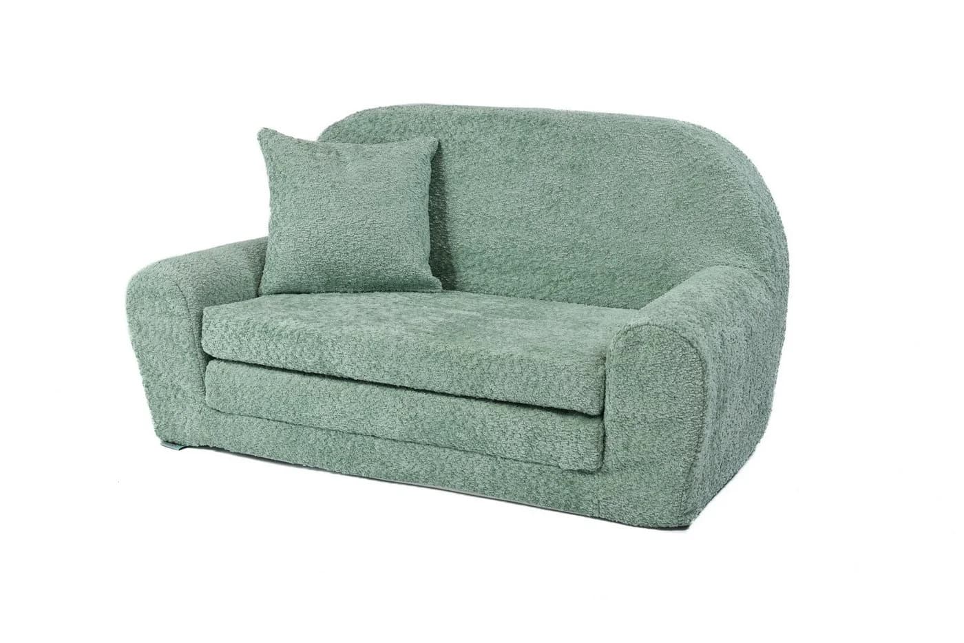 FORTISLINE Kindersofa Mini-Sofa ausklappbar grün - Bild 3
