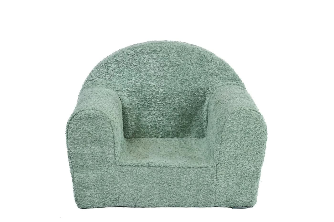 FORTISLINE Kindersessel Mini Teddy-Stoff Hellgrün - Bild 2