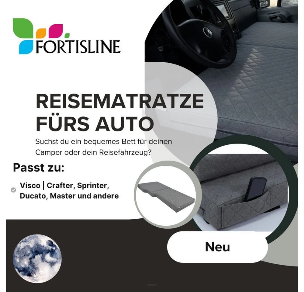 FORTISLINE Fahrerhaus-Matratze VISCO 10 cm - Bild 3
