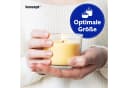 KONZEPT Teelichthalter Glas 150 ml Transparent Set 12 St. Bild 5