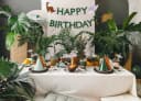 partydeco Partyhüte 6er Set Dinosaurier Grün Braun Papier Bild 5