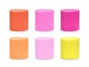 partydeco Krepppapier Rollen 6er Set 5cm x 10m Gelb Orange Rosa Bild 2