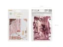 Partydeco Lametta Vorhang 100x200cm Rosegold Bild 1