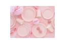 partydeco Tischdecke Rosa PVC 137x183 cm Bild 1