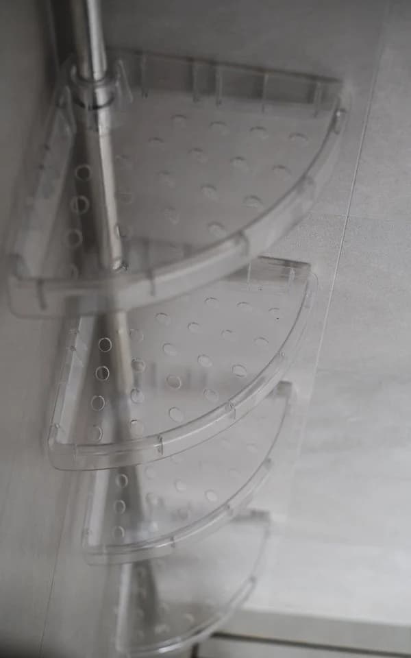 KS Handel 24 Teleskopregal Silber Transparent 4 Ablagen - Bild 4