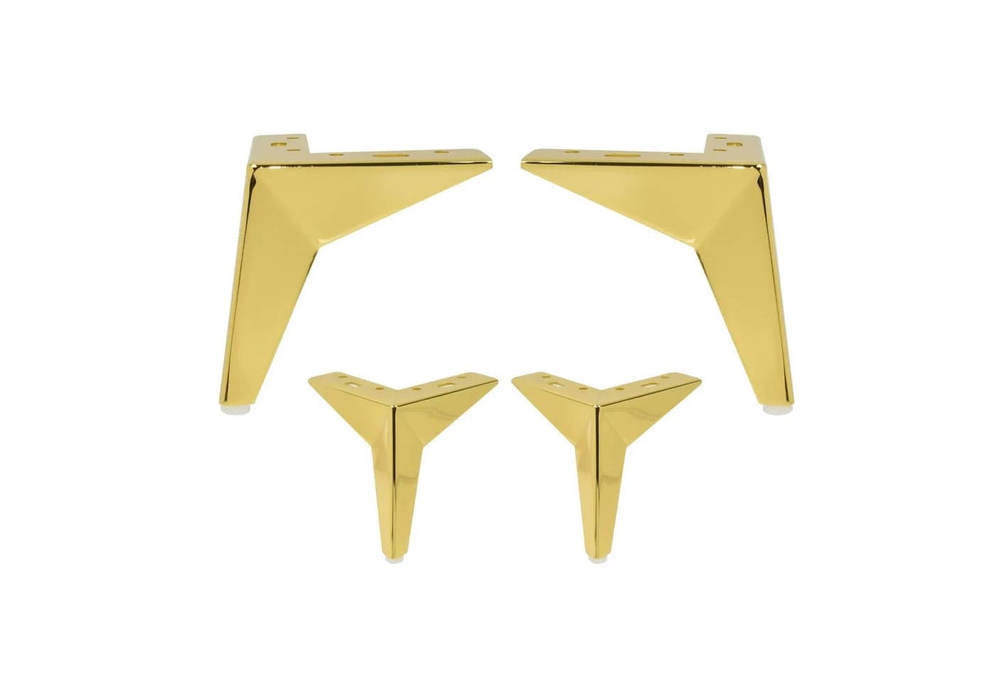 Prima-Online Möbelfuß Gold 135mm V-Form Design SL027 - Bild 5