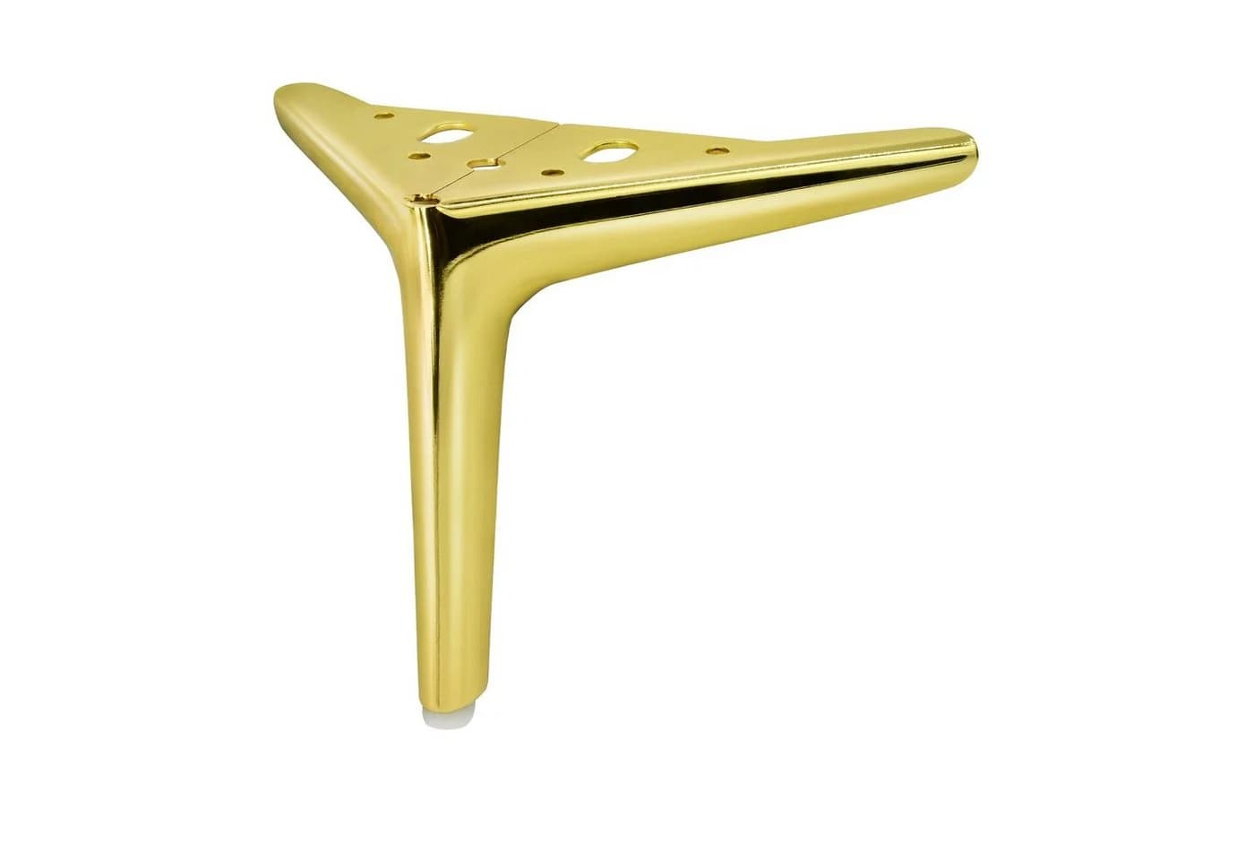 Prima-Online Möbelfuß 4 Stück Möbelfüße DIY Metall Möbelbeine Schrank Sofa Couch Gold - Bild 2
