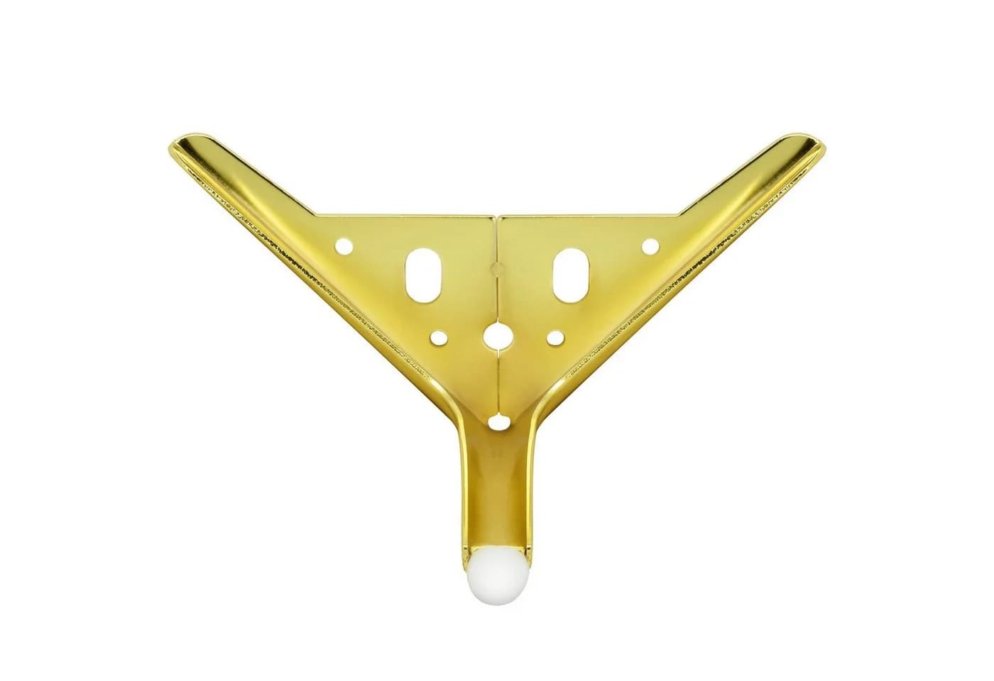 Prima-Online Möbelfuß 4 Stück Möbelfüße DIY Metall Möbelbeine Schrank Sofa Couch Gold - Bild 4