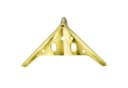 Prima-Online Möbelfuß 4 Stück Möbelfüße DIY Metall Möbelbeine Schrank Sofa Couch Gold Bild 5