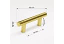 Prima-Online Möbelgriff Gold Aluminium Modern Bild 1