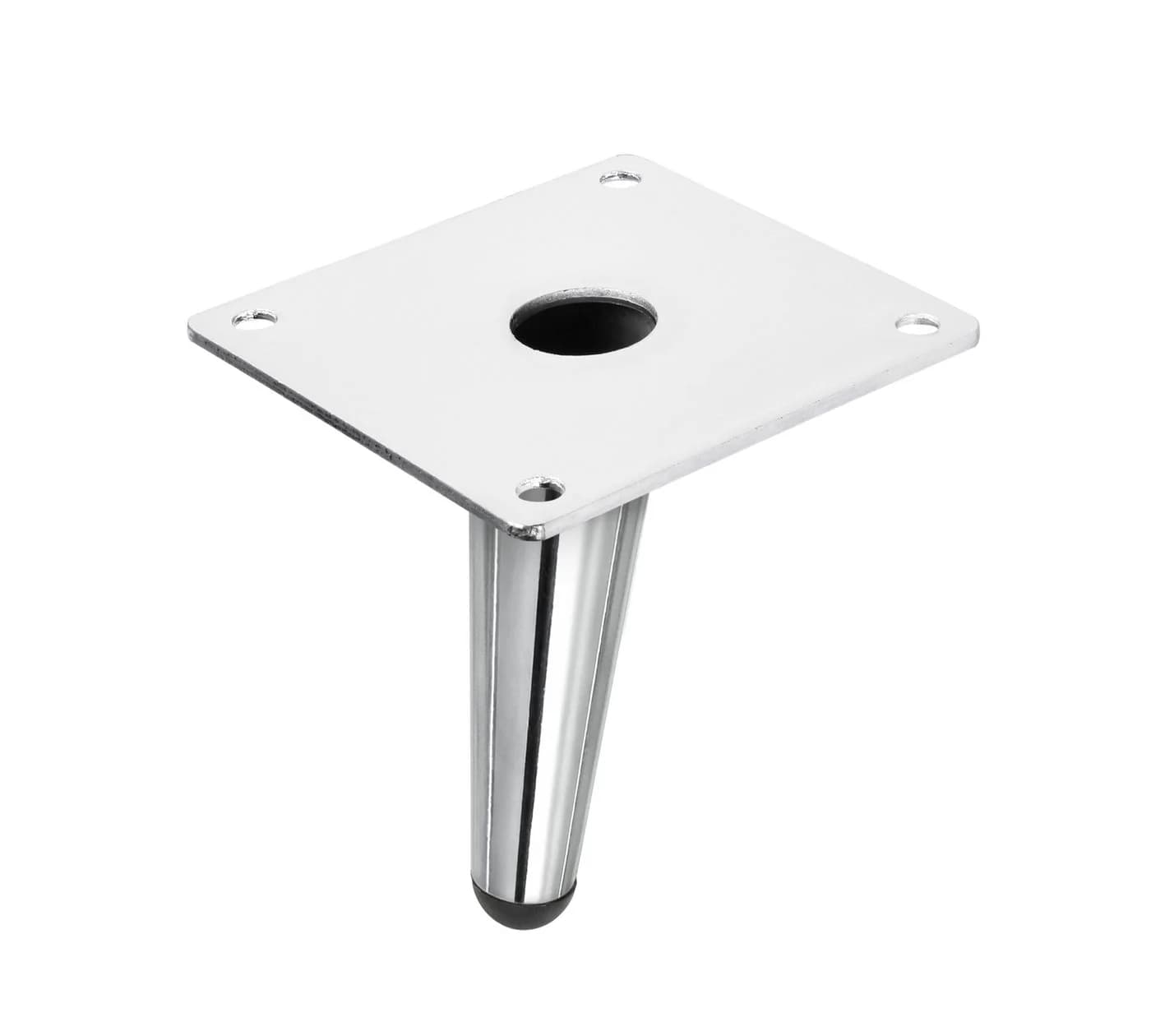 Prima-Online Tischbein 4x Schräg Möbelfüße Chrome Konisch Metall - Bild 3