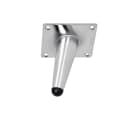 Prima-Online Tischbein 4x Schräg Möbelfüße Chrome Konisch Metall Bild 4