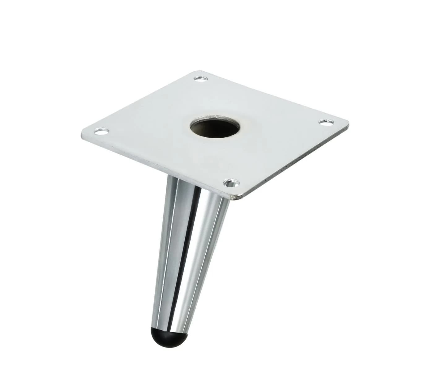 Prima-Online Tischbein 4x Schräg Möbelfüße Chrome Konisch Metall - Bild 5