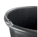 Prima-Online Baueimer mit Ausguss und Innenskala Schwarz PVC Bild 4