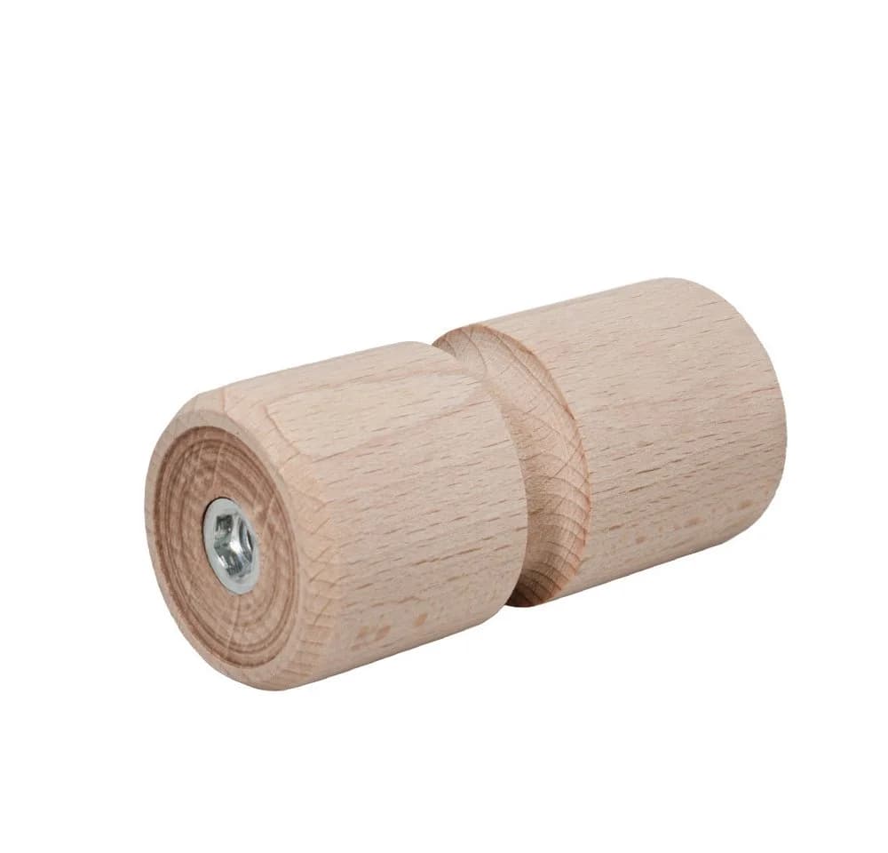Prima-Online Möbelfuß Holz Schrankfuß Kugelfuß Zylinderform Massivholz - Bild 5