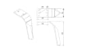 Prima-Online Möbelfuß Stahl 150 mm schwarz matt (4-St) Bild 1