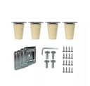 Prima-Online Möbelfuß 4er Set Buche 6-68cm Bild 2