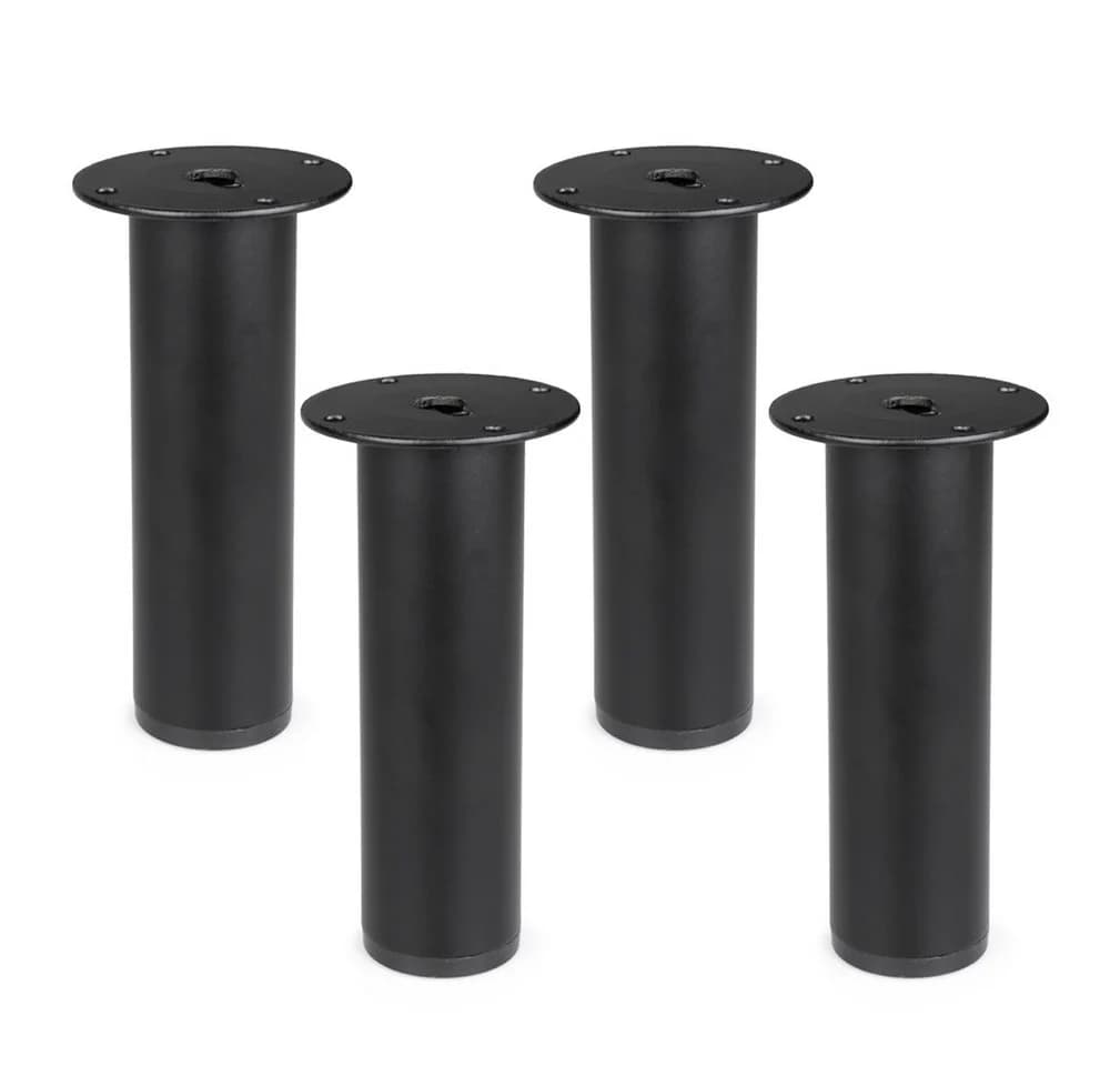 Prima-Online Möbelfuß Metall Schwarz höhenverstellbar 120–180 mm Möbelbein Sofafuß - Bild 2