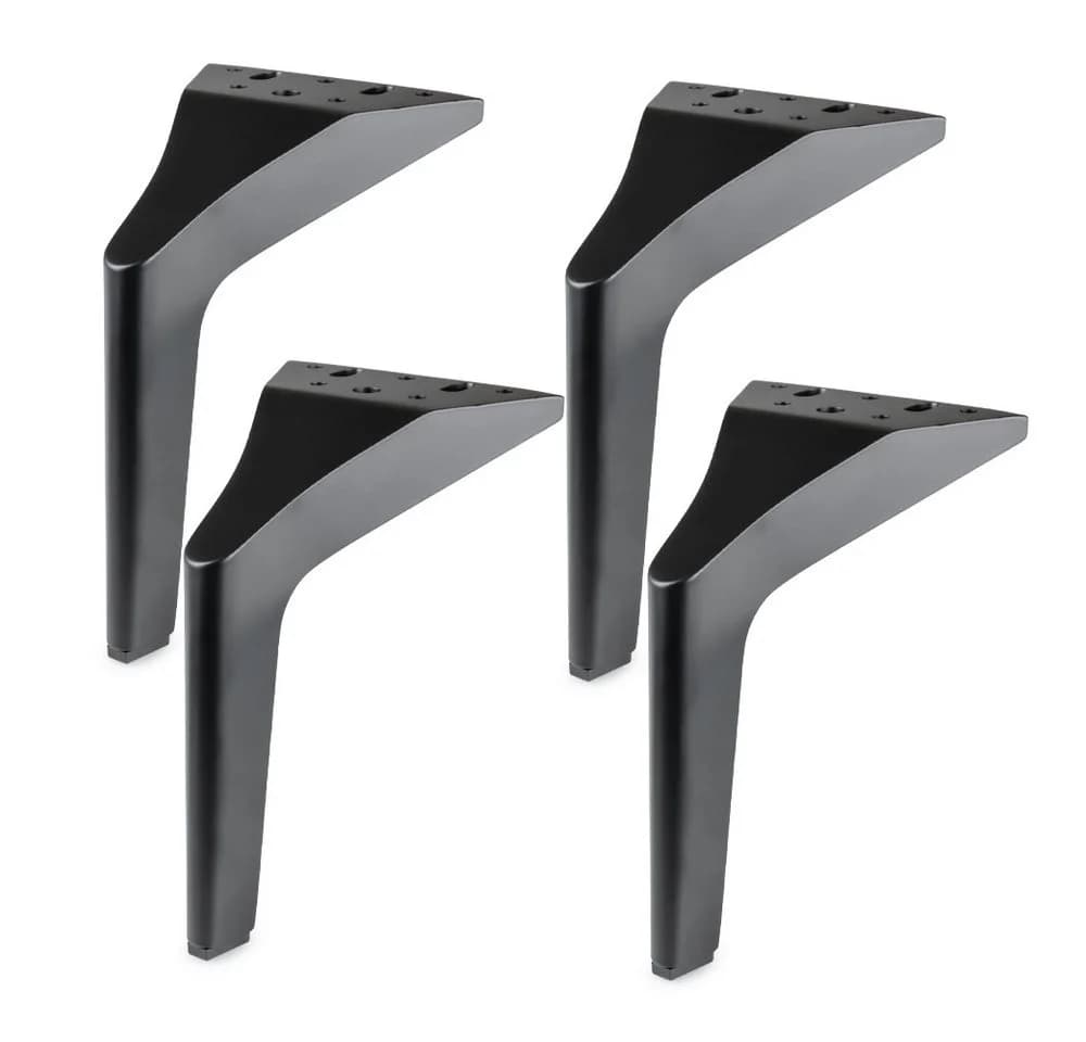 Prima-Online Möbelfuß 180 mm Metall Schwarz Matt - Bild 2