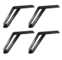 Prima-Online Möbelfuß Metall Schwarz Matt 122 mm Bild 2