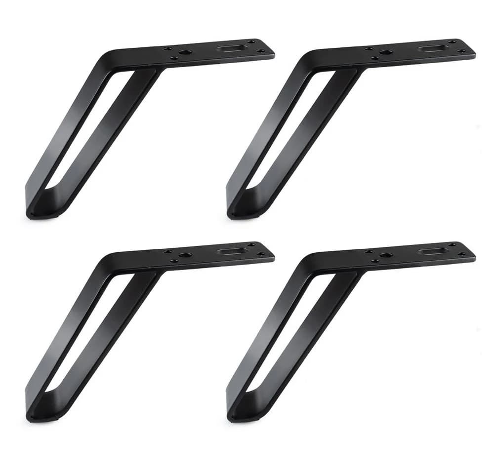 Prima-Online Möbelfuß Metall Schwarz Matt 122 mm - Bild 2