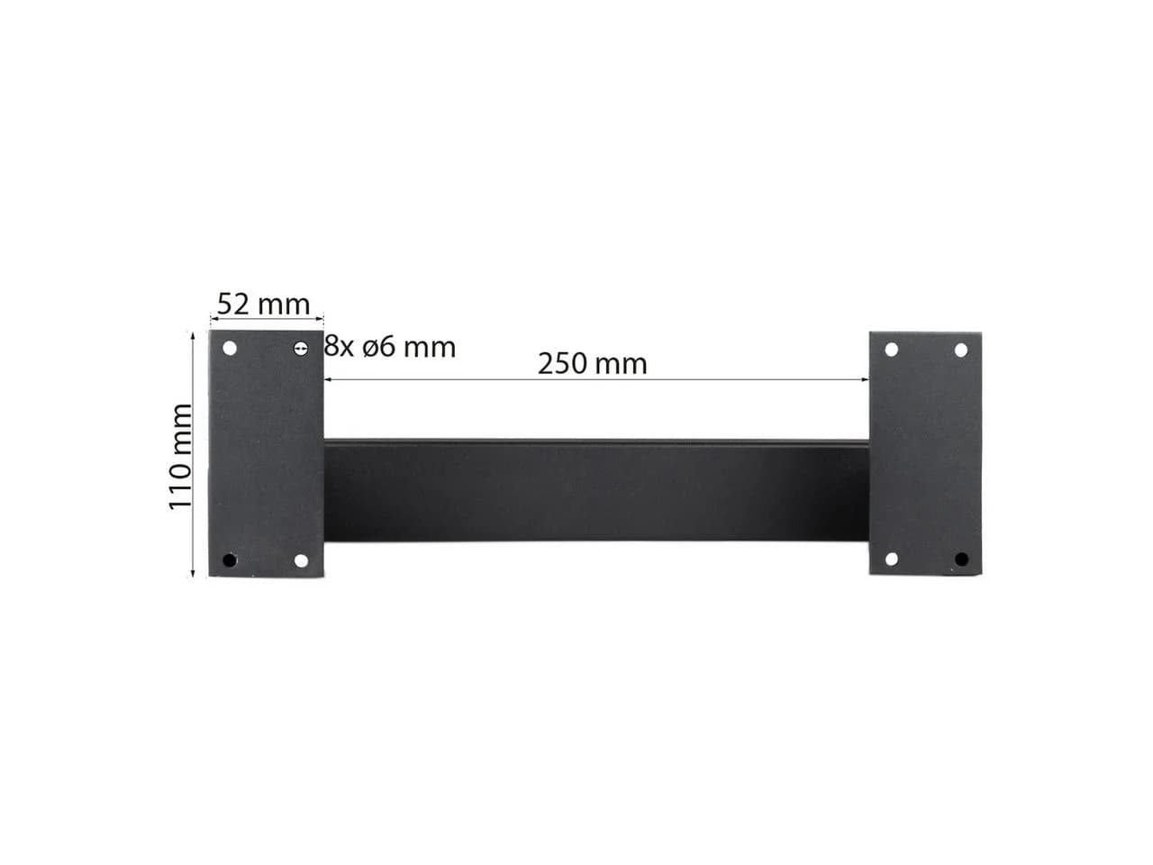 Prima-Online Metalltischbein 35 cm Schwarz - Bild 3
