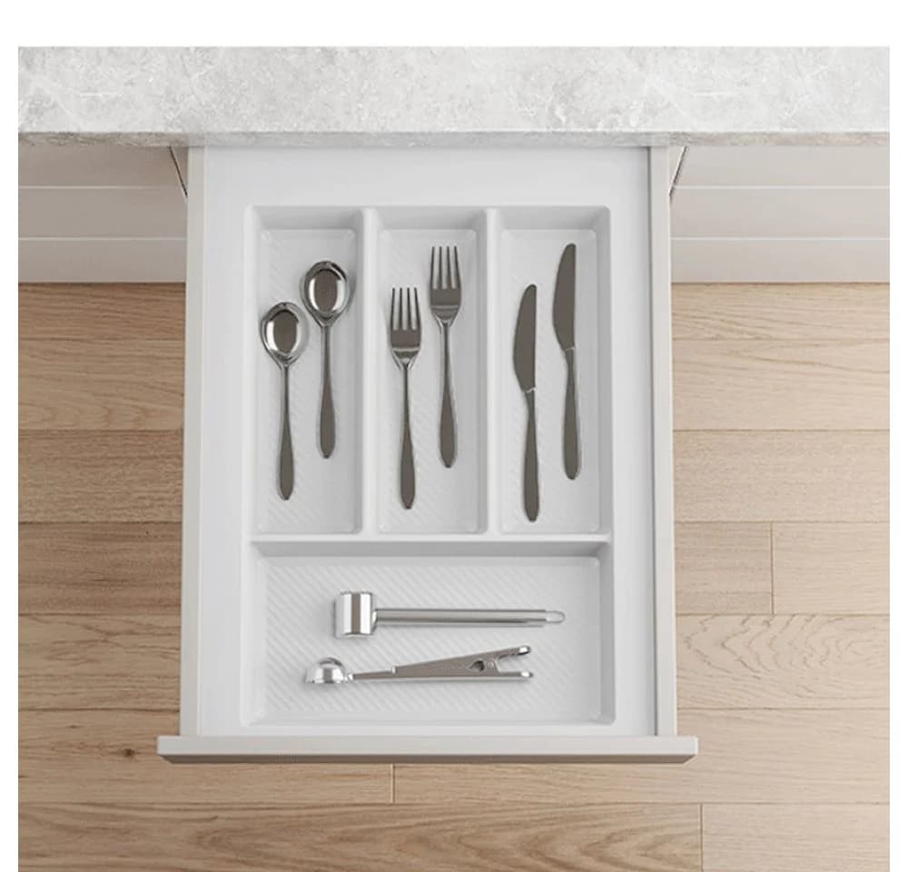 Prima-Online Besteckkasten 40cm zuschneidbar Weiß - Bild 5