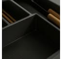 Prima-Online Besteckkasten 45 cm zuschneidbar Weiß & Graphit Bild 5