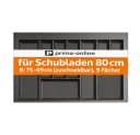 Prima-Online Besteckkasten 80 cm Weiß Graphit Schubladeneinsatz 9 Fächer Bild 3